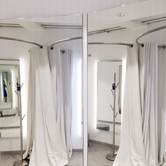 changing room from luxury fabric
