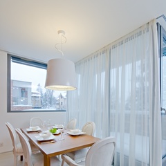 white polished plaster on the floor